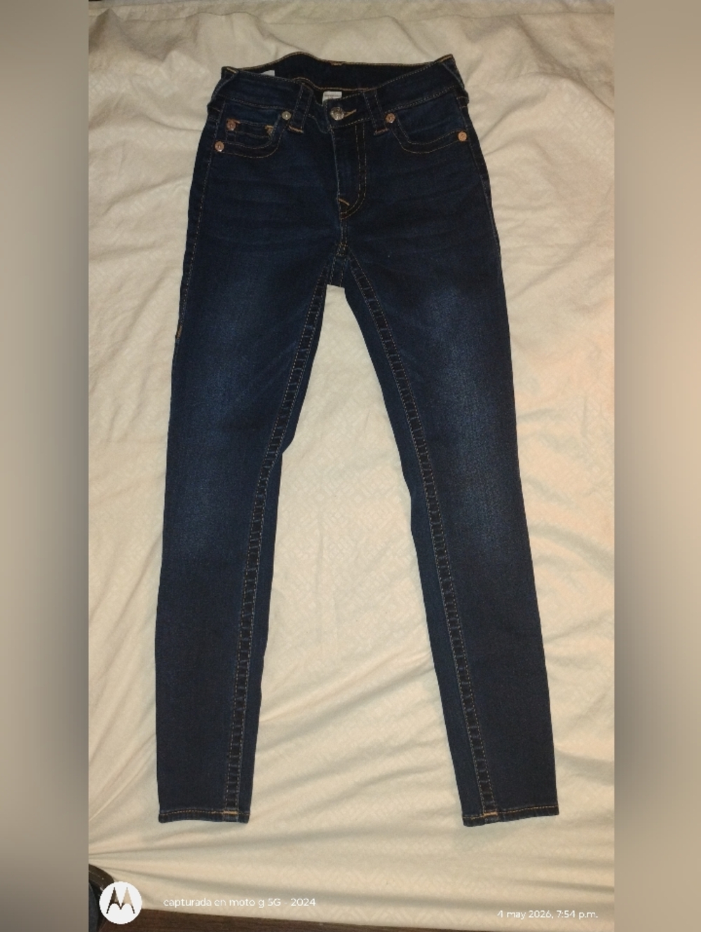True Religion Dark Wash Skinny Jeans